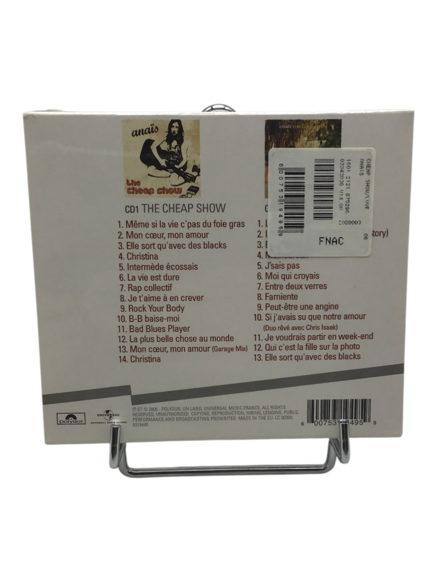 CD - The Cheap Show / The Love Album Anaïs  - Vue 2 - 